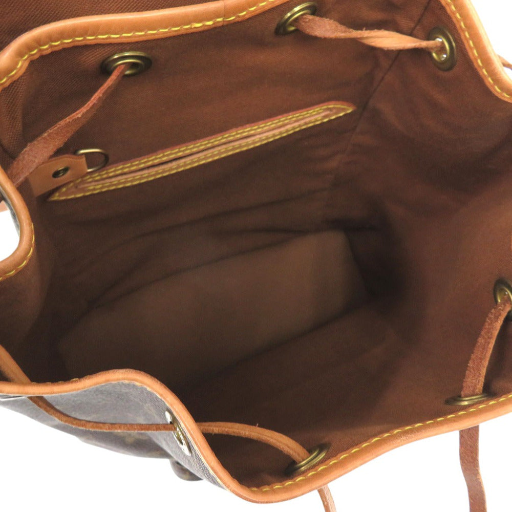 LOUIS VUITTON Backpack M51136 Monogram canvas Brown Monogram MontsourisMM Women Used Authentic