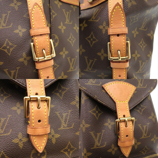 LOUIS VUITTON Backpack M51136 Monogram canvas Brown Monogram MontsourisMM Women Used Authentic