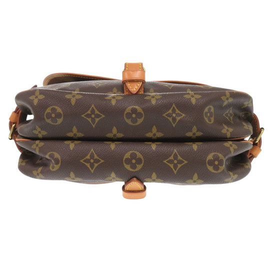 LOUIS VUITTON Shoulder Bag AR1911 Monogram canvas Brown Monogram Saumur 30 Women Used Authentic