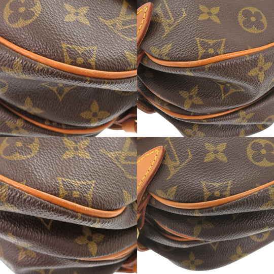 LOUIS VUITTON Shoulder Bag AR1911 Monogram canvas Brown Monogram Saumur 30 Women Used Authentic