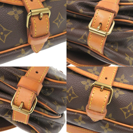 LOUIS VUITTON Shoulder Bag AR1911 Monogram canvas Brown Monogram Saumur 30 Women Used Authentic