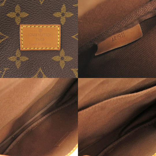 LOUIS VUITTON Shoulder Bag AR1911 Monogram canvas Brown Monogram Saumur 30 Women Used Authentic