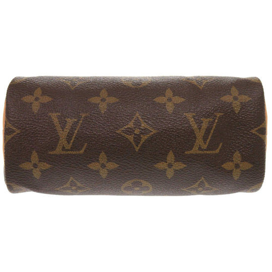 LOUIS VUITTON Handbag M41534 Monogram canvas Brown Monogram Mini speedy Women Used Authentic