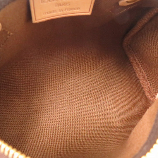 LOUIS VUITTON Handbag M41534 Monogram canvas Brown Monogram Mini speedy Women Used Authentic