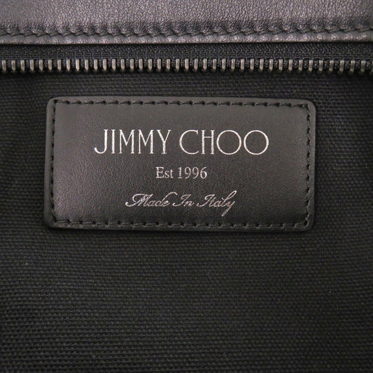 JIMMY CHOO Sling bag leather Multi Waist pouch patch mens Used Authentic