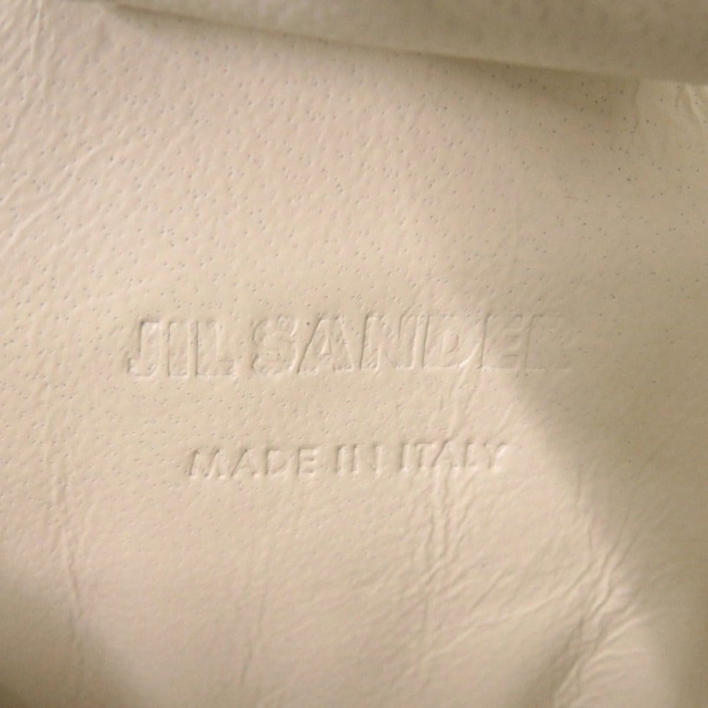JIL SANDER Shoulder Bag leather black tangle small Women Used Authentic