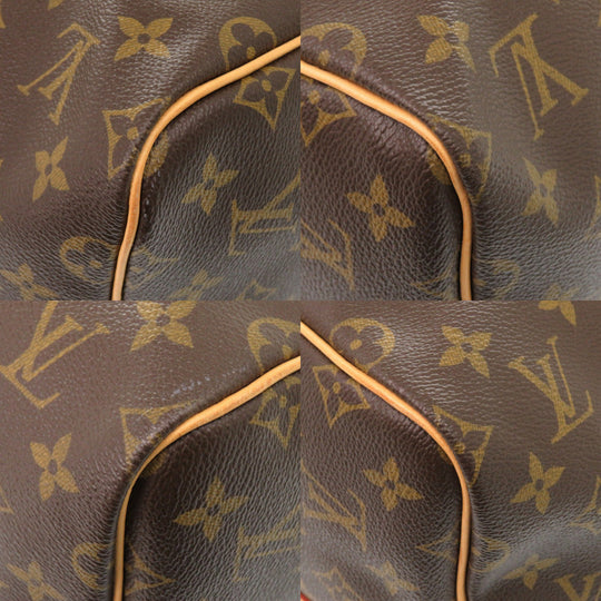 LOUIS VUITTON Boston Duffel bag M41414 Monogram canvas Brown Monogram Keepall bandouliere55 mens Used Authentic