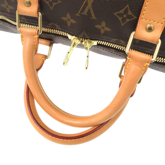 LOUIS VUITTON Boston Duffel bag M41414 Monogram canvas Brown Monogram Keepall bandouliere55 mens Used Authentic