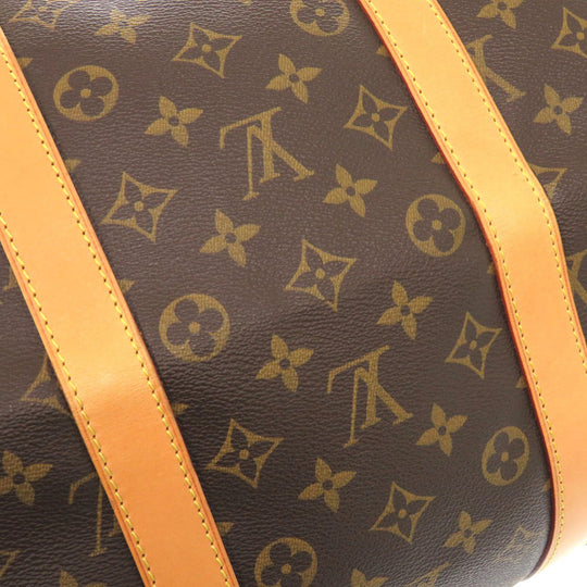 LOUIS VUITTON Boston Duffel bag M41414 Monogram canvas Brown Monogram Keepall bandouliere55 mens Used Authentic