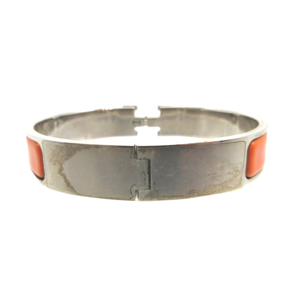 HERMES bracelet metal Orange Bangle Click Crack H PM unisex(Unisex) Used Authentic