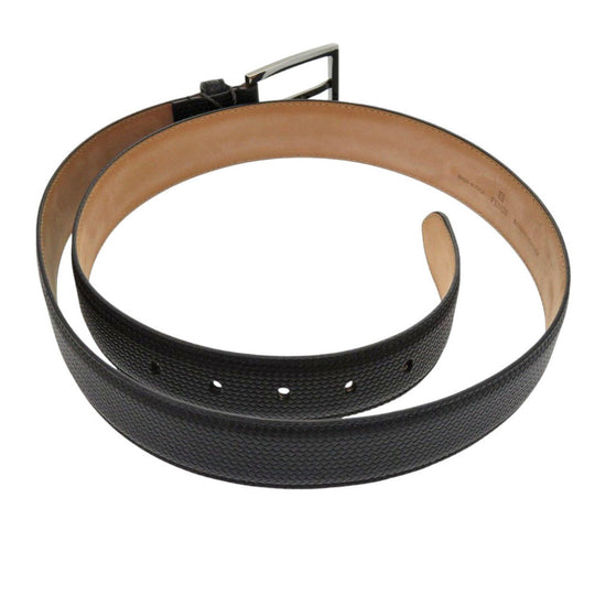 FENDI belt 7C0258 leather black mens Used Authentic