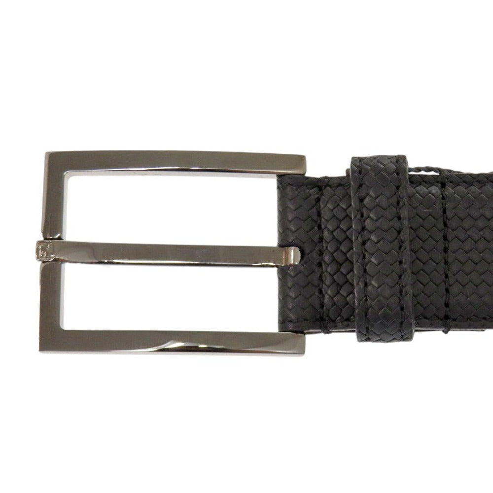 FENDI belt 7C0258 leather black mens Used Authentic