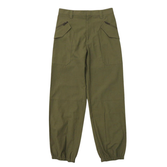 LOEWE cargo pants H526Y04WE3 cotton Khaki green Cargo trousers pants mens 46 Used Authentic