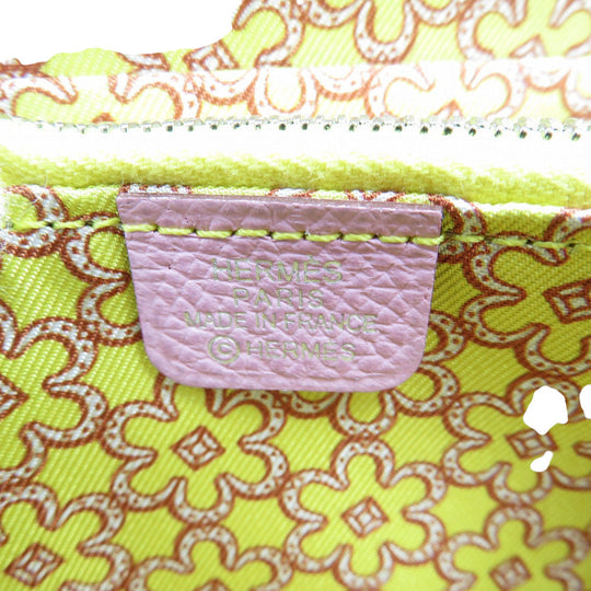 HERMES Coin case Epsom, Silk Morve Silvestre Zip Around Azap compact silk in Women Used Authentic