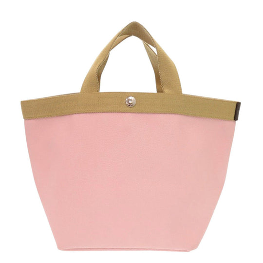 Herve Chapelier Handbag 707GP leather Tarama Luxe Boat Shaped Tote M Women Used Authentic