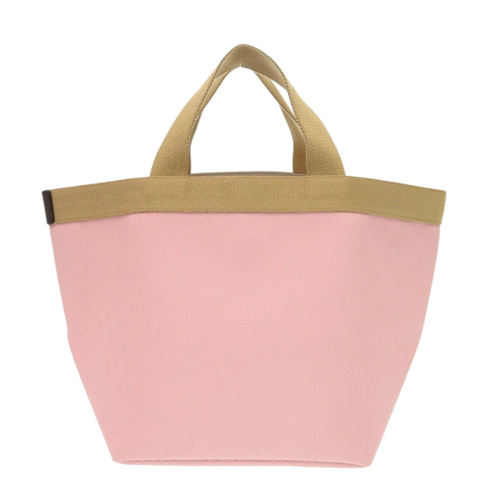 Herve Chapelier Handbag 707GP leather Tarama Luxe Boat Shaped Tote M Women Used Authentic