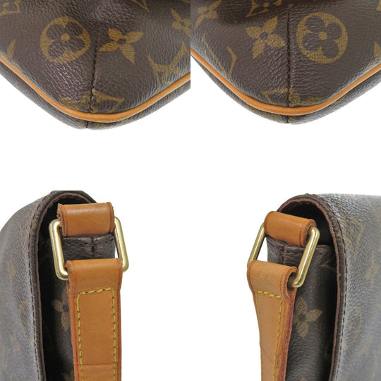 LOUIS VUITTON Shoulder Bag M51258 Monogram canvas Brown Monogram Musette Salsa short strap Women Used Authentic