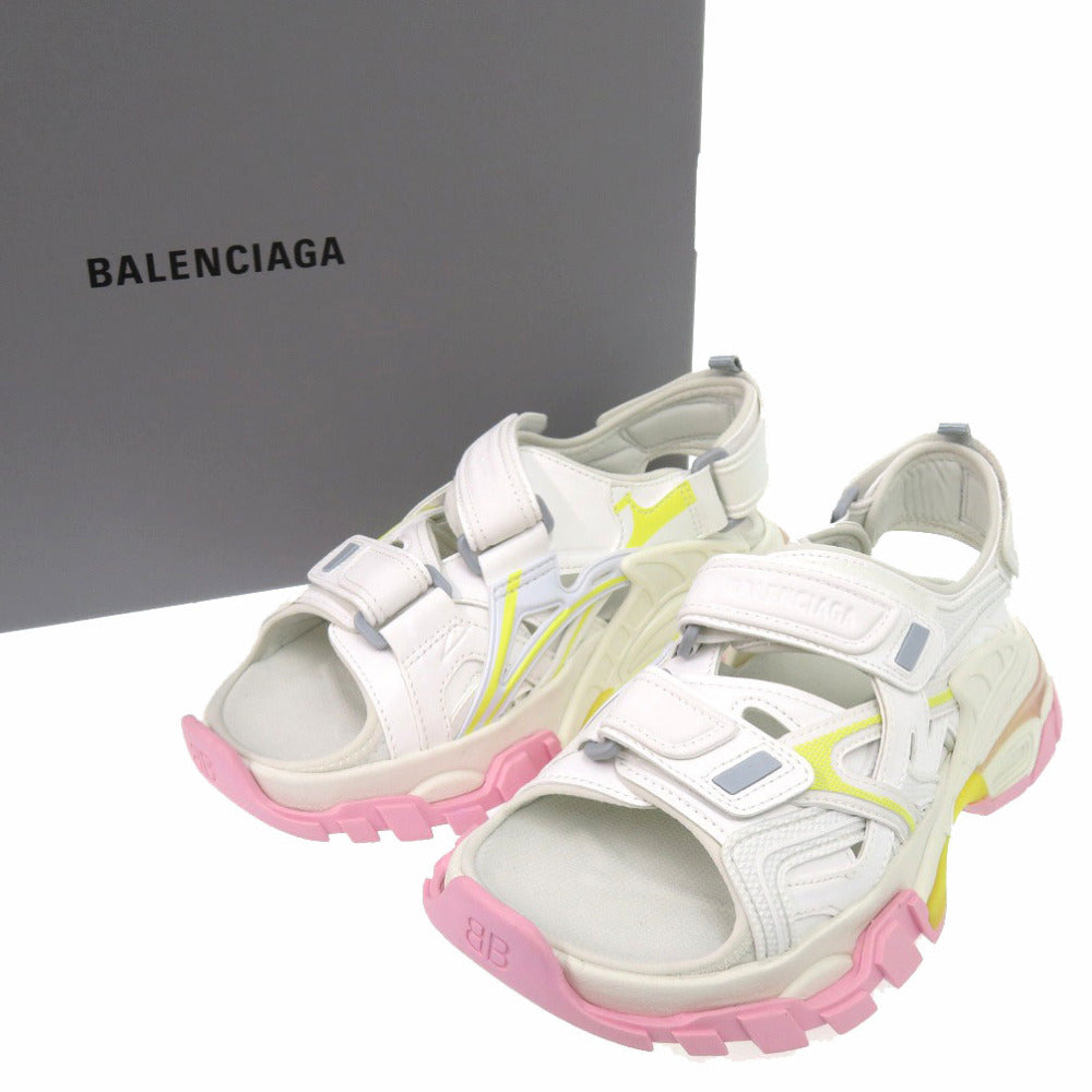BALENCIAGA Sandals 617543 W3AR2 7540 rubber multicolor MULTIC SANDAL Women 35C Used Authentic