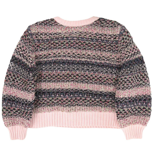 CHANEL knit P51676K06665 cotton pink Women 38 Used Authentic
