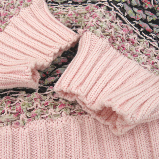 CHANEL knit P51676K06665 cotton pink Women 38 Used Authentic
