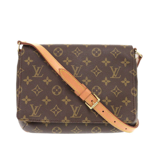 LOUIS VUITTON Shoulder Bag M51257 Monogram canvas Brown Monogram Musette Tango Short Strap