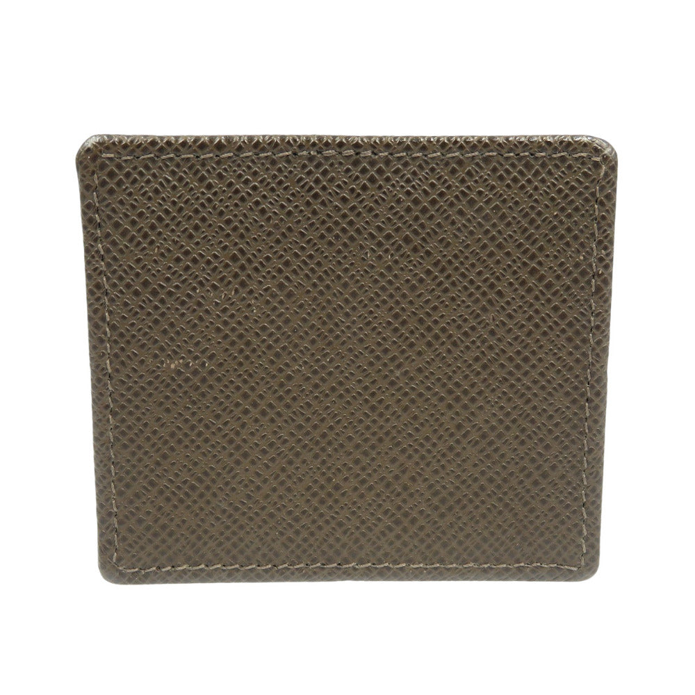 LOUIS VUITTON Coin case M30388 Taiga Grizzly Taiga Porto Monnet Bowat mens Used Authentic