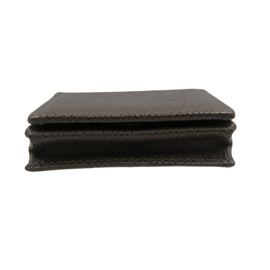 LOUIS VUITTON Coin case M30388 Taiga Grizzly Taiga Porto Monnet Bowat mens Used Authentic