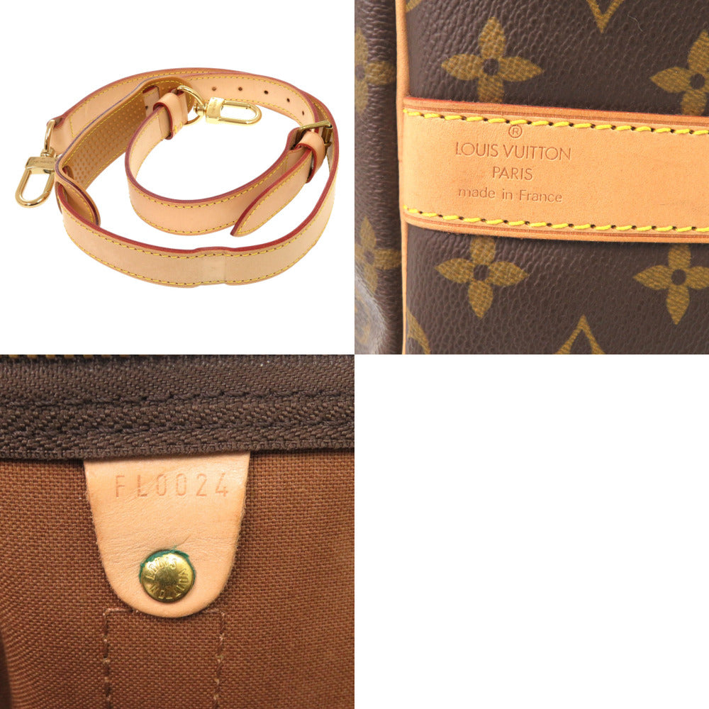 LOUIS VUITTON Boston Duffel bag M41412 Monogram canvas Brown Monogram Keepall bandouliere60 mens Used Authentic