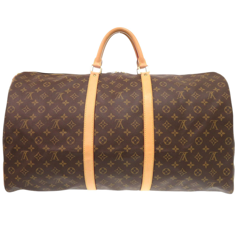 LOUIS VUITTON Boston Duffel bag M41412 Monogram canvas Brown Monogram Keepall bandouliere60 mens Used Authentic