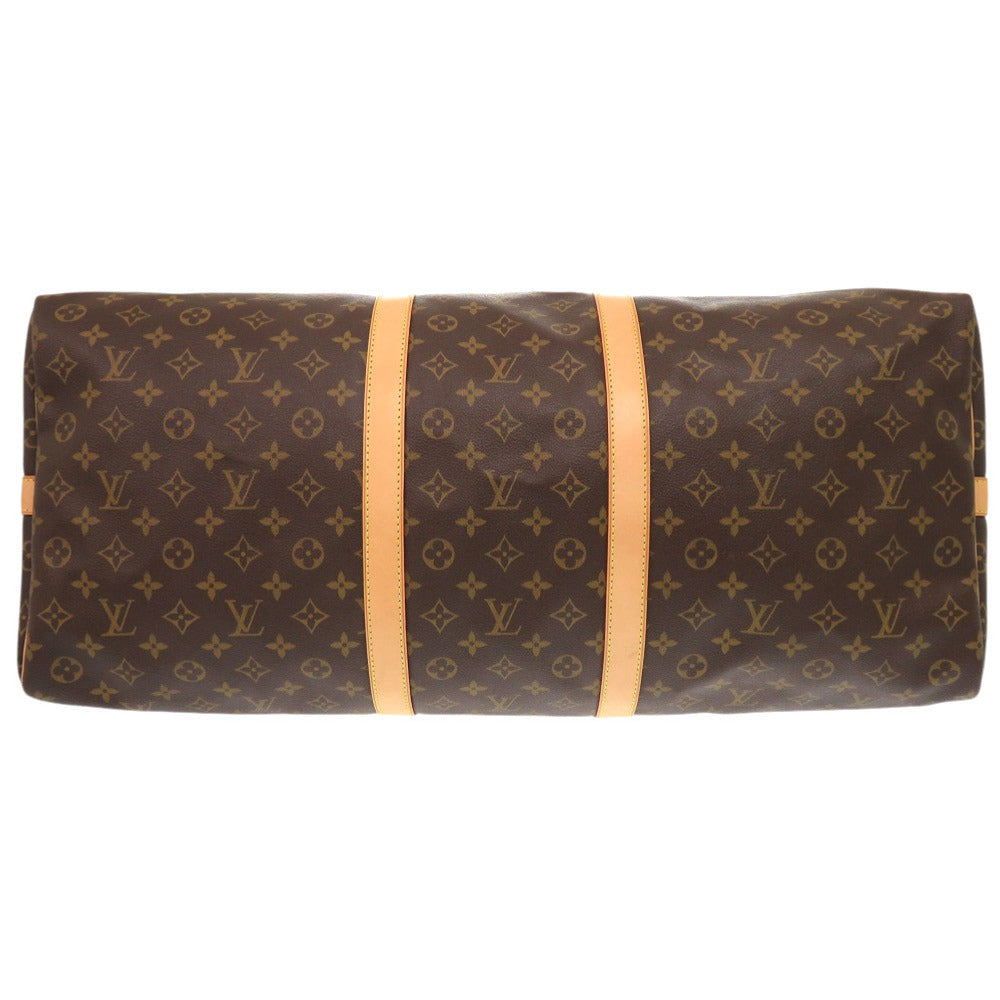 LOUIS VUITTON Boston Duffel bag M41412 Monogram canvas Brown Monogram Keepall bandouliere60 mens Used Authentic