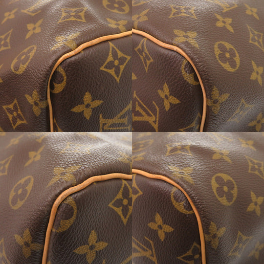 LOUIS VUITTON Boston Duffel bag M41412 Monogram canvas Brown Monogram Keepall bandouliere60 mens Used Authentic