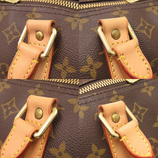 LOUIS VUITTON Boston Duffel bag M41412 Monogram canvas Brown Monogram Keepall bandouliere60 mens Used Authentic