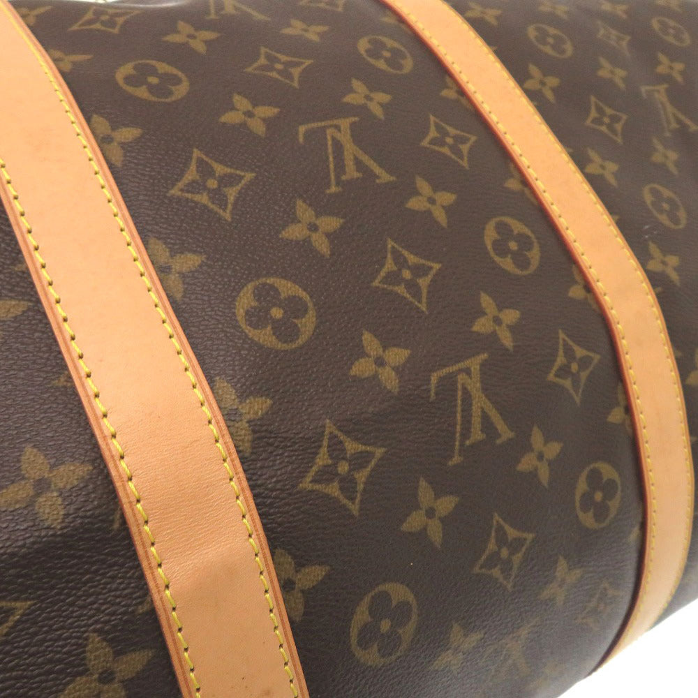 LOUIS VUITTON Boston Duffel bag M41412 Monogram canvas Brown Monogram Keepall bandouliere60 mens Used Authentic