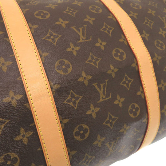 LOUIS VUITTON Boston Duffel bag M41412 Monogram canvas Brown Monogram Keepall bandouliere60 mens Used Authentic