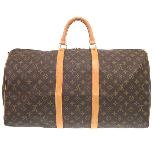 LOUIS VUITTON Boston Duffel bag M41414 Monogram canvas Brown Monogram Keepall bandouliere55 mens Used Authentic