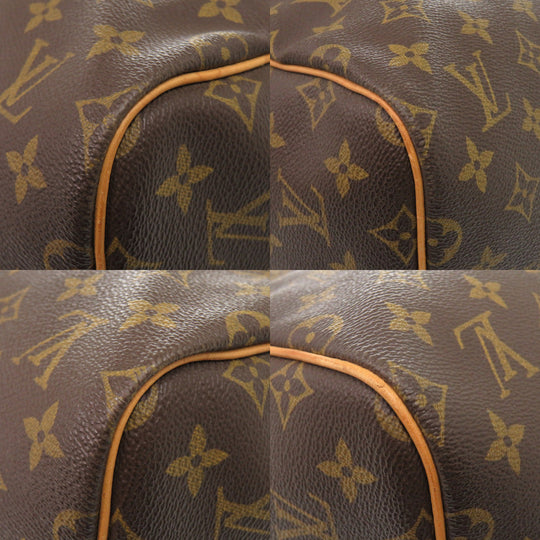 LOUIS VUITTON Boston Duffel bag M41414 Monogram canvas Brown Monogram Keepall bandouliere55 mens Used Authentic