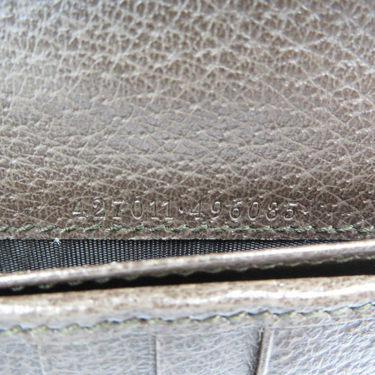 GUCCI Long Wallet Purse 427011 GG Supreme, Leather beige Gucci Tian unisex(Unisex) Used Authentic