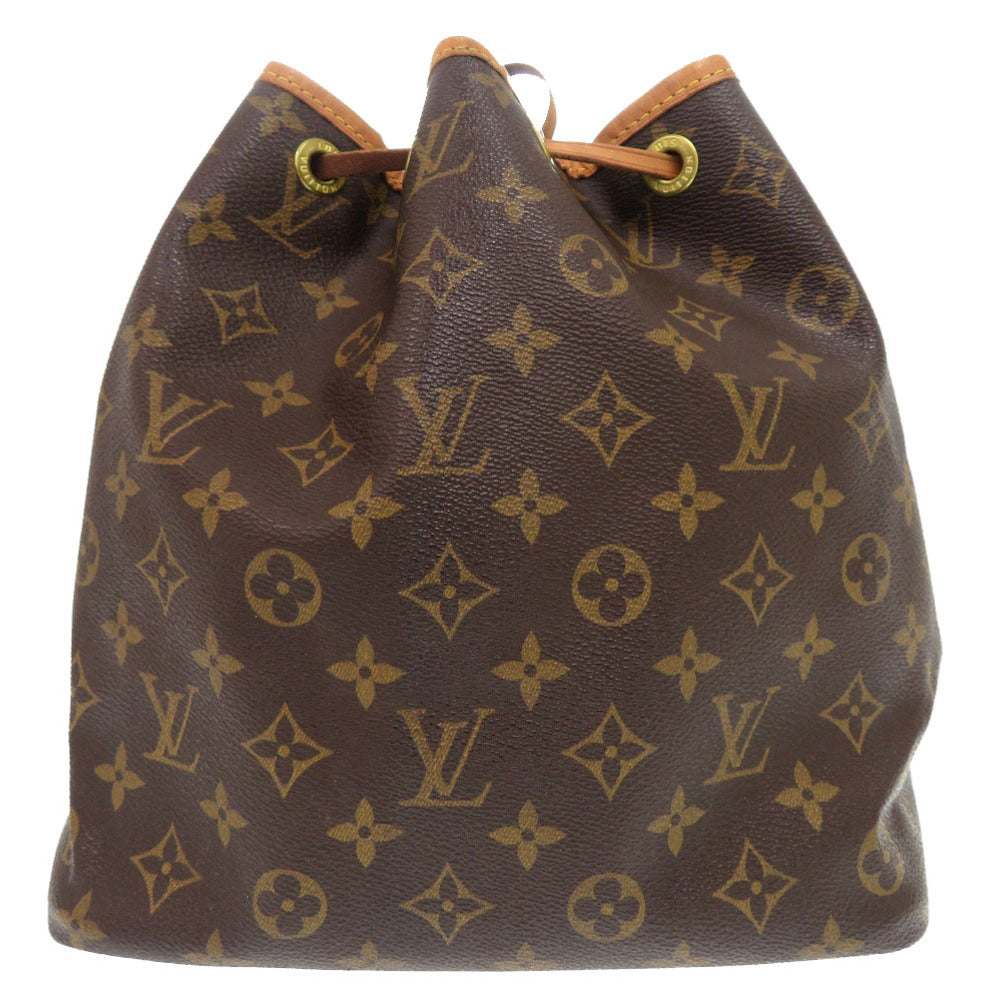 LOUIS VUITTON Shoulder Bag M40818 Monogram canvas Brown Monogram Petit Noe Women Used Authentic