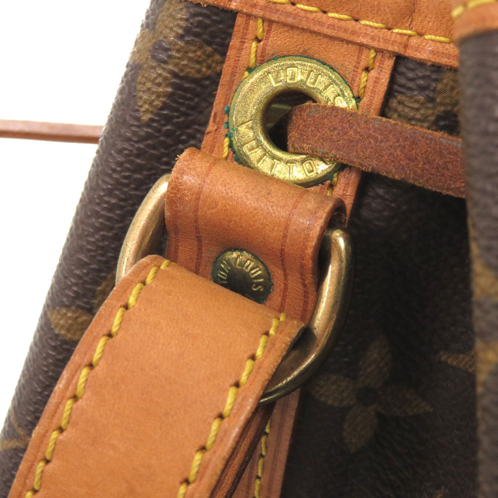 LOUIS VUITTON Shoulder Bag M40818 Monogram canvas Brown Monogram Petit Noe Women Used Authentic