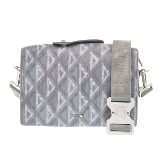 Christian Dior Shoulder Bag Leather, PVC gray rango 22 mens Used Authentic