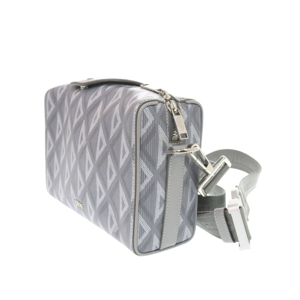 Christian Dior Shoulder Bag Leather, PVC gray rango 22 mens Used Authentic