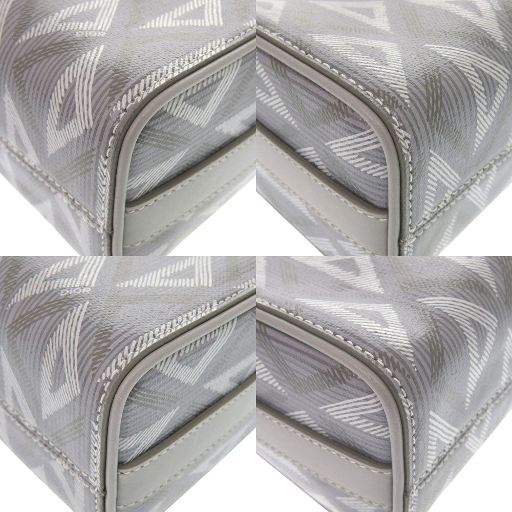 Christian Dior Shoulder Bag Leather, PVC gray rango 22 mens Used Authentic