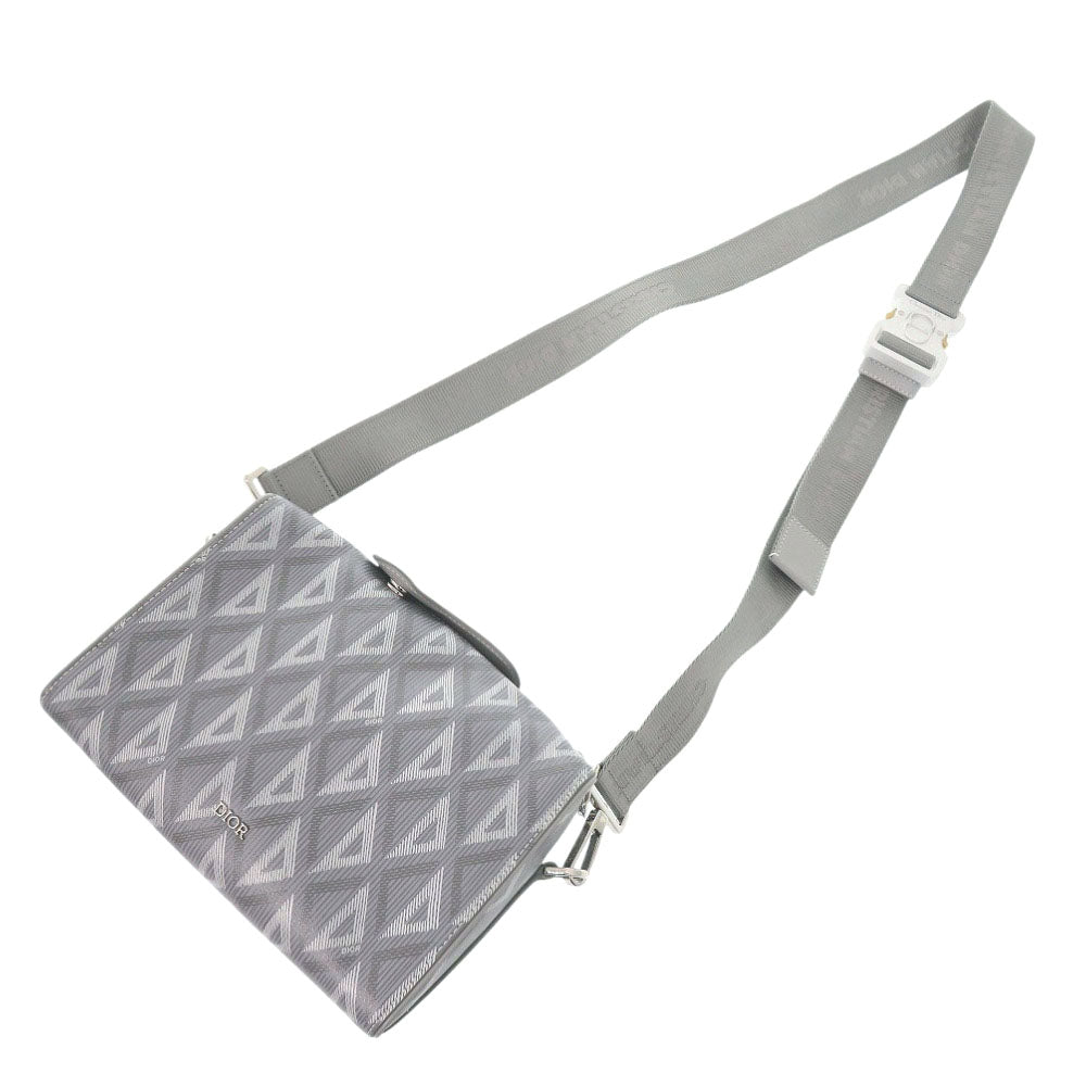 Christian Dior Shoulder Bag Leather, PVC gray rango 22 mens Used Authentic