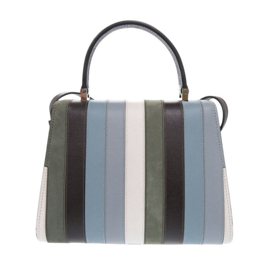 Valextra Handbag leather blue SUNNEI mini ijide Women Used Authentic