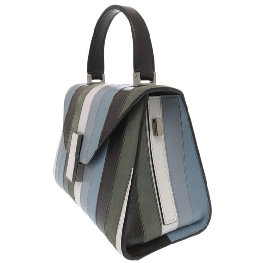 Valextra Handbag leather blue SUNNEI mini ijide Women Used Authentic