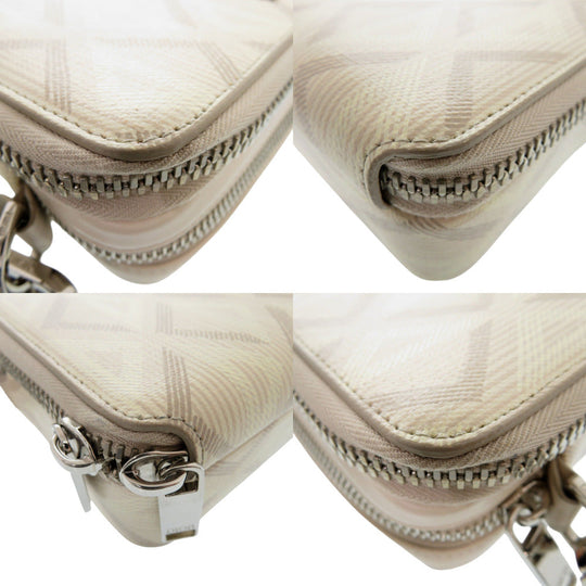 Christian Dior Shoulder Bag PVC, Leather beige cd diamond