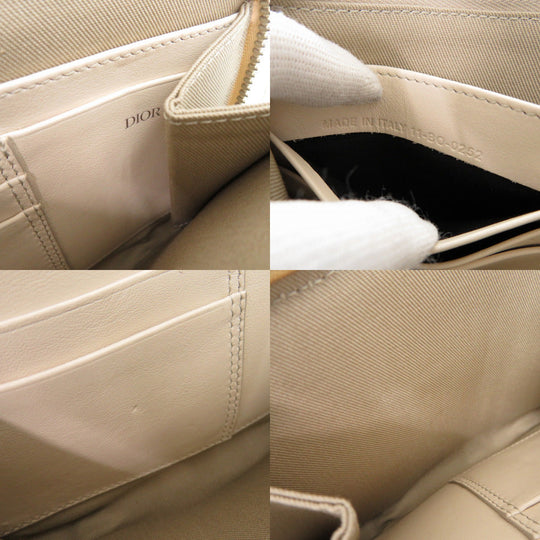 Christian Dior Shoulder Bag PVC, Leather beige cd diamond