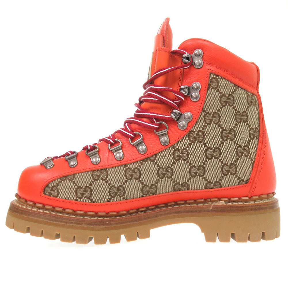 GUCCI boots GG canvas Orange GUCCI x THE NORTH FACE Gucci x The North Face 38