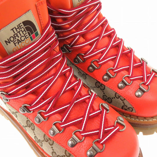 GUCCI boots GG canvas Orange GUCCI x THE NORTH FACE Gucci x The North Face 38