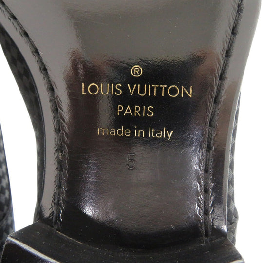 LOUIS VUITTON Other shoes silk black solferno derby shoes 5